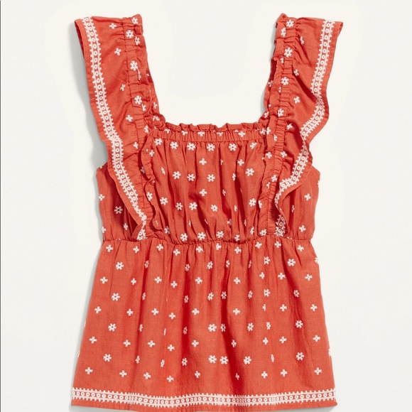 Old Navy Tops - Old Navy New summer embroidered top
J